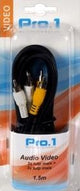 Enzo pro-1 3x tulipe mâle -> 3x tulipe mâle 1,5 mètres - 9247000