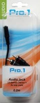 Enzo pro-1 audio 3.5 compteur stéréo ->2 tulipe mâle 20cm 9201400