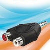 Enzo pro-1 audio adapt 3.5 jack stéréo -> 2 tulipes contra 9217200