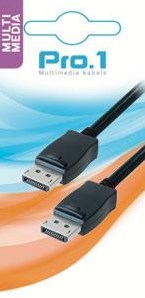 Enzo pro-1 displayport 20 broches mâle à mâle 2,0 mètres - 9286020