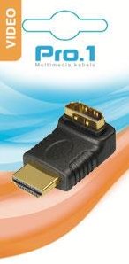Enzo pro-1 adaptateur HDMI coudé mâle->femelle 9284020