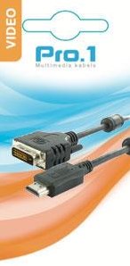 Enzo pro-1 câble hdmi hdmi vers dvi 18+1 mâle 2 mètres - 9280700