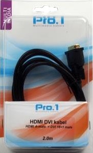 Enzo pro-1 câble hdmi hdmi vers dvi 18+1 mâle 2 mètres - 9280700