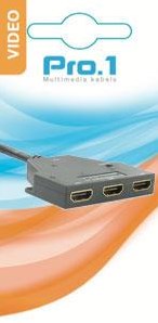 Enzo pro-1 commutateur HDMI 3 voies, version 1.4a support 3d (pour 3 appareils) - 9284084