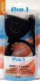 Enzo pro-1 commutateur HDMI 3 voies, version 1.4a support 3d (pour 3 appareils) - 9284084