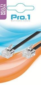 Enzo pro-1 modulaire 6p4c à 6p4c noir 10,0 mètres - 9297032