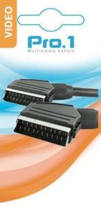 Câble péritel Enzo pro-1 21 broches 1,5 mètres standard - 9242000