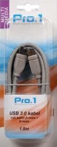 Enzo pro-1 USB 3.0 a mâle vers b mâle 2 mètres - 9280230