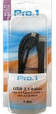 Enzo pro-1 USB-C 3.1 ->prise USB 2.0 A 1,8 mètres - 9280440