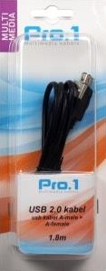 Câble USB Enzo pro-1 a-mâle -> a-femelle 1,8 mètres 9280220