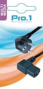 Câble d'alimentation Enzo pro-1 230 volts pour ordinateur 1,5 mètres coudé - 9278700