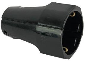 Prise femelle de terre Enzo, couplage noir 6141600