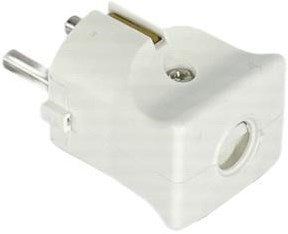 Enzo fiche de terre couplage blanc polaire 6141021