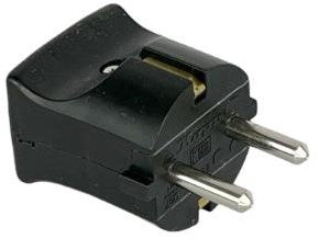 Prise de terre Enzo accouplement noir 6141000