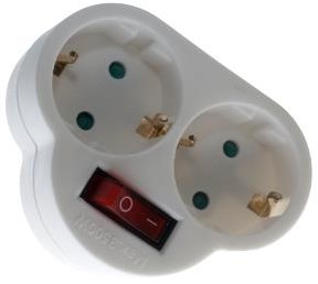 Plug transit duo avec interrupteur