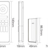 Télécommande Enzo rgb-cct | 2,4 g | 4 zones | design noir mat | miboxer mi-light 2.0 | c5 | excl. 2 piles AAA - LED0229