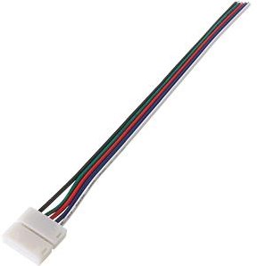 Pièce de connexion rapide Enzo rgbw 12 mm avec fil de 15 cm 4380010