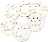 Enzo sr jeu de papier de verre velcro 125 mm 60 pcs : chacun 10x p40, p60, p80, p120, p180, p240, 8 trous - b07gc4xnjq - afbeelding 2