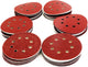 Enzo sr jeu de papier de verre velcro 125 mm 60 pcs : chacun 10x p40, p60, p80, p120, p180, p240, 8 trous - b07gc4xnjq