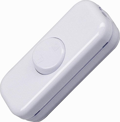 Enzo interrupteur à cordon blanc avec ra 10a 7401020