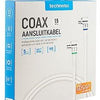 Enzo technetics câble de connexion coaxial 1,5 m fiche complète à angle droit - 2075010