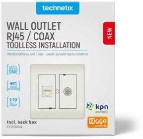 Enzo technetics dio-01 - prise murale monotrou 2074020