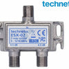 Enzo technetics esx-02 - distributeur bidirectionnel connecteur F - 2074030