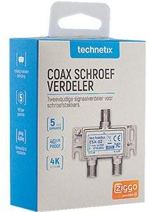 Enzo technetics esx-02 - distributeur bidirectionnel connecteur F - 2074030