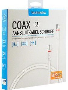 Enzo technetics modem câble F-connector 1,5 m - 2075060