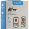 Enzo technetics lot de 2 fiches coaxiales coudées métal 4g - 2074010