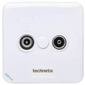 Enzo technetics tras-2000 - boîte finale radio TV encastrable en applique - 2074025