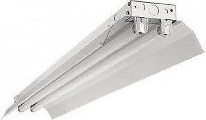 Luminaire à auge Enzo 2 x 120 cm avec réflecteur brillant blanc 5017920
