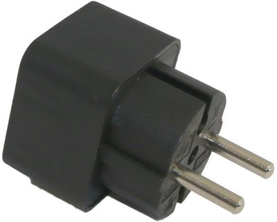 Enzo prise adaptateur euro bidirectionnelle noir 230v 6175890