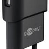 Enzo Chargeur domestique USB 2xUSB 2A noir 9550100