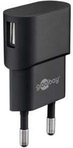 Enzo Chargeur domestique USB 2xUSB 2A noir 9550100