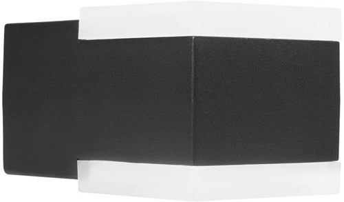 Applique Enzo | noir | carré | 8w mené | ip44 3000k | logiciels intelligents ool-50020 - a5019020