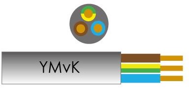 Enzo waskonig câble ymvk 3x4,00 qmm rouleau 100m - 1253958