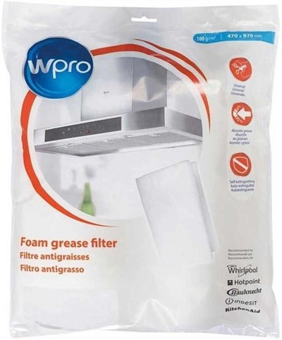 Enzo wpro filtre à graisse pour hotte aspirante 47x97 cm 100g m2 8203030