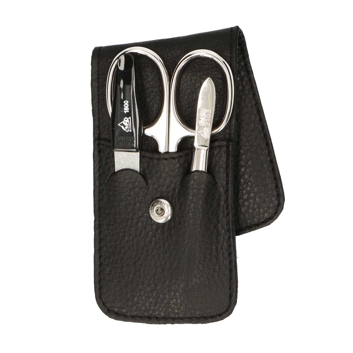 Erbe Solingen Erbe Solingen en 3 parties Manucure Penny avec fermeture de goujon noir (ERBE9018)