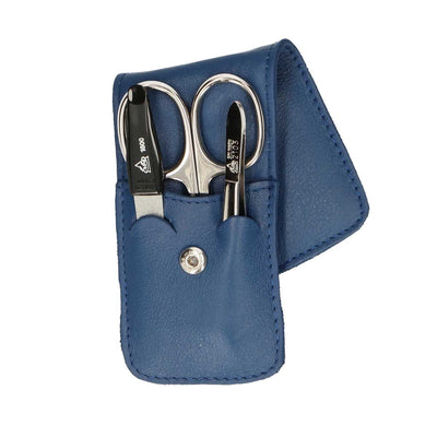 Erbe Solingen Erbe Solingen en 3 parties Manucure Penny avec bouton-poussoir fermant le bleu foncé (ERBE9071)