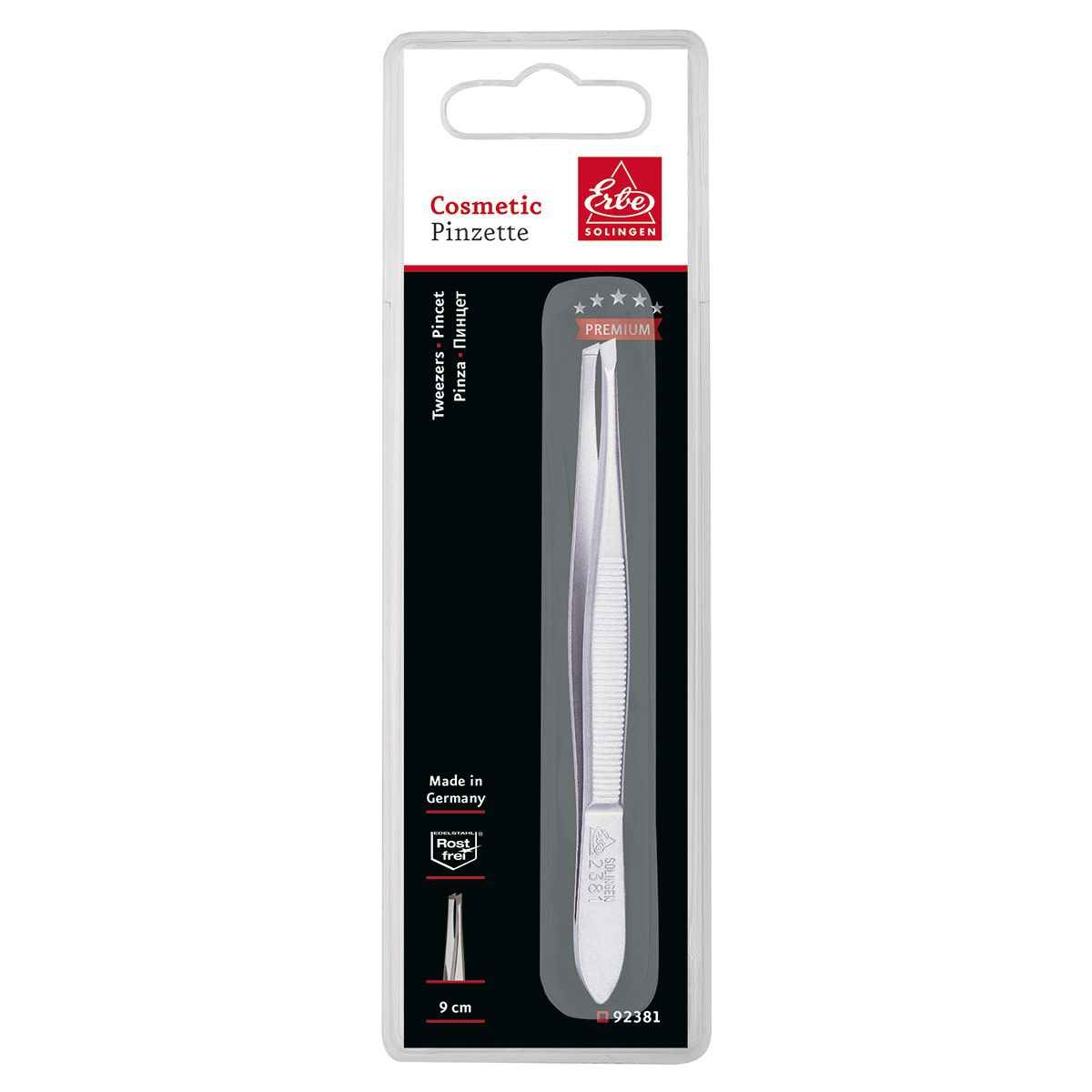 Erbe Solingen Erbe Solingen Pincet incliné 9 cm (ERBE92381)