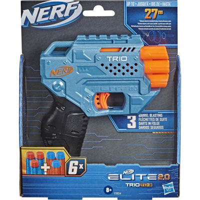 Hasbro Nerf 2.0 TD 3 Blaster + 6 fléchettes