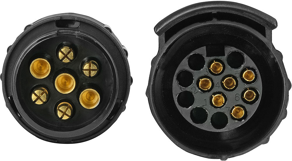 Adaptateur court à souder Eufab mini 7 à 13 broches