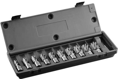 Euroboor hcl.kit 10 | Coffret 10 pièces de carotteuses support Weldon 19,05 mm (55 mm) - hcl.kit 10