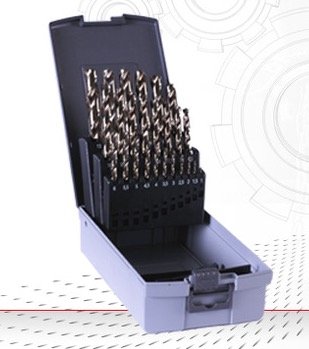 Jeu de forets hélicoïdaux Euroboor tds.200 ø 1 - 13 mm, augmentant par pas de 0,5 mm - tds.200