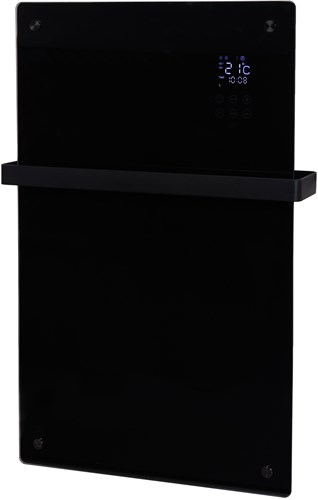 Eurom alutherm sani 1200 verre wifi noir - 361261