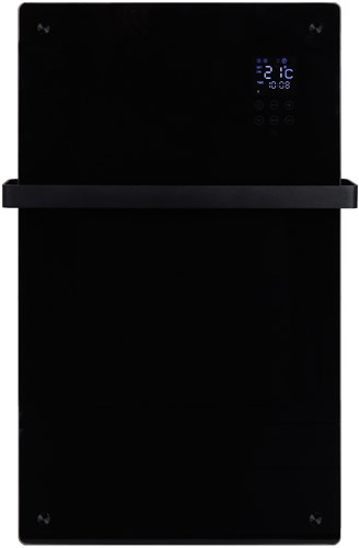 Eurom alutherm sani 1200 verre wifi noir - 361261