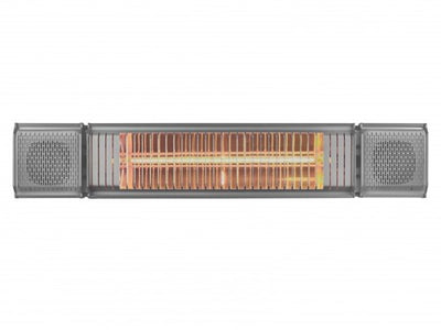 Chauffage de terrasse Bluetooth Eurom Heat and Beat gris - 334586