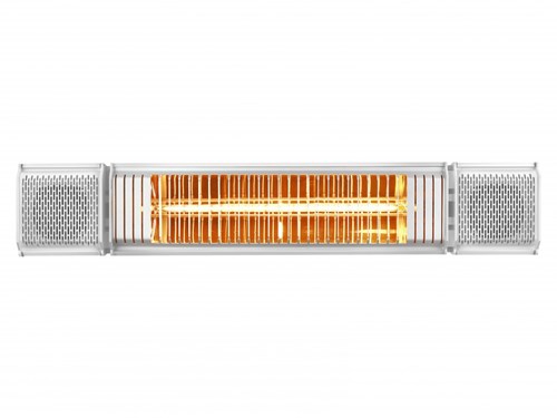 Chauffage de terrasse Bluetooth Eurom Heat and Beat blanc - 334593