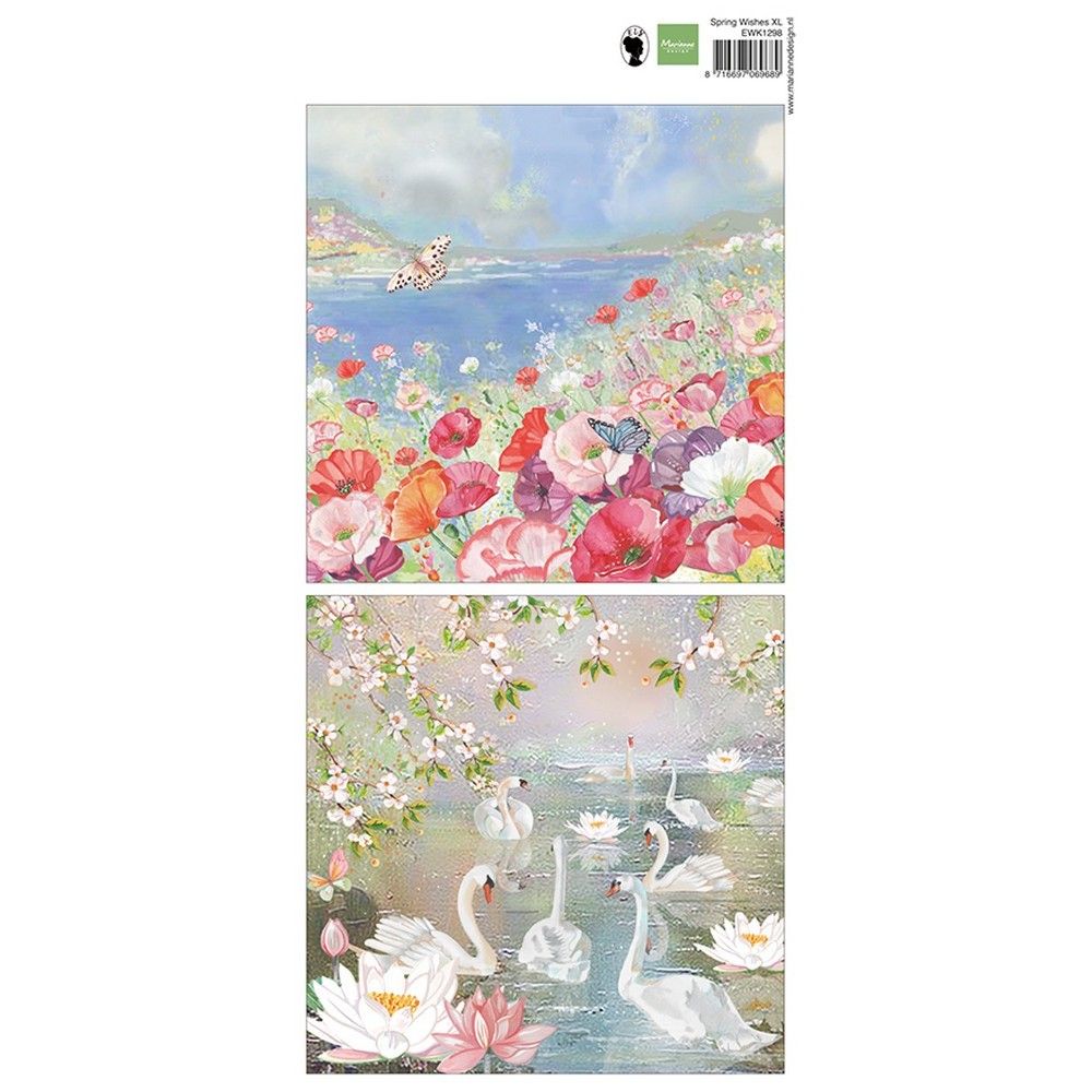 Marianne design • souhaits de ressorts en feuilles découpées xl